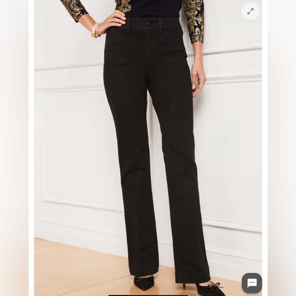 Talbots Patch Pocket Flare Jean